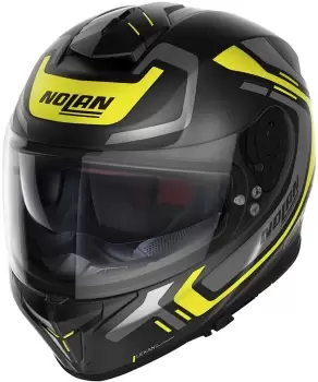 Nolan N80-8 Ally N-Com Helmet, black-yellow, Size L, black-yellow, Size L