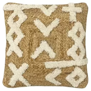 Camfa Braided Jute Cushion Natural