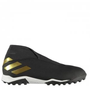 adidas Nemeziz 19.3 Laceless Astro Turf Trainers - Black