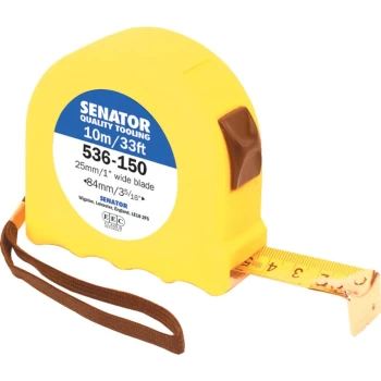 10M/33' Hi-vis Locking Tape - Yellow Case