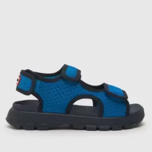 Hunter Blue Travel Boys Junior Sandals