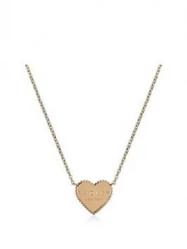 Radley Gold Plated Sterling Silver Heart Pendant Ladies Necklace