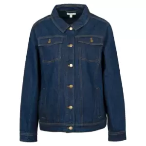 Barbour Womens Adria Overshirt Indigo 18