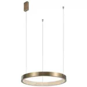 Merano Colorado 45cm Integrated LED Pendant Ceiling Light Antique Brass Aluminium LED 18W 1020Lm 3000K