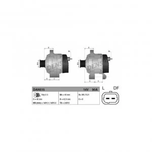 Alternator DENSO DAN515