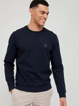 BOSS Westart Sweatshirt - Dark Blue, Dark Blue, Size L, Men