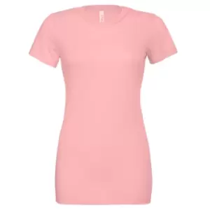 Bella + Canvas Womens/Ladies Jersey Short-Sleeved T-Shirt (S) (Pink)