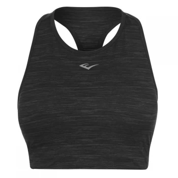 Everlast Medium Support High Neck Sports Bra - Charcoal Marl