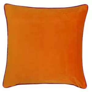 Riva Home Meridian Cushion Cover (55 x 55cm) (Clementine/Hot Pink)