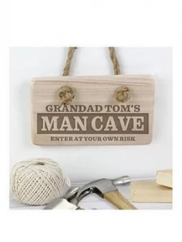 Personalised Man Cave Wooden Sign