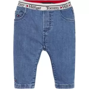 Tommy Hilfiger Baby Monotype Denim Pants - Blue