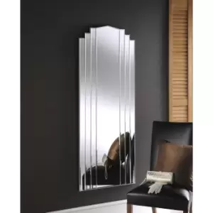 Olivia's Armenia Bevelled Full Length Wall Mirror in Silver