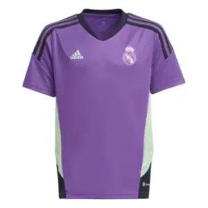 adidas Real Madrid Condivo 22 Training Jersey Kids - Active Purple
