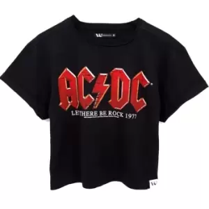 AC/DC Womens/Ladies Let There Be Rock T-Shirt (L) (Black)