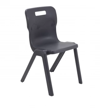 Titan One Piece Chair Size 6 - 460mm Seat Height - Charcoal