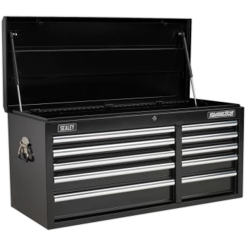 Sealey Superline Pro 10 Drawer Heavy Duty Tool Chest Black