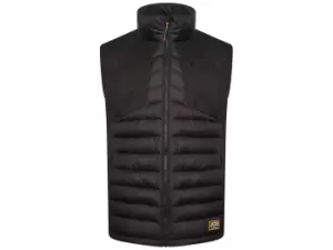 JCB D-MN Trade Hybrid Padded Gilet Black L