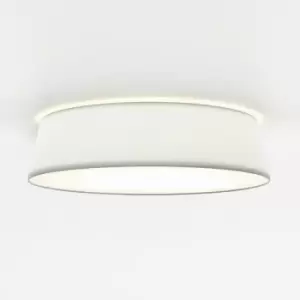 Astro Fife Cylindrical 53cm Ceiling Light, White Fabric