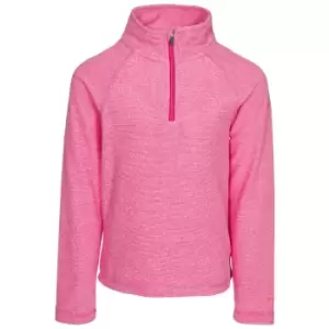 Trespass Childrens Girls Meadows Fleece (11-12 Years) (Pink Lady)