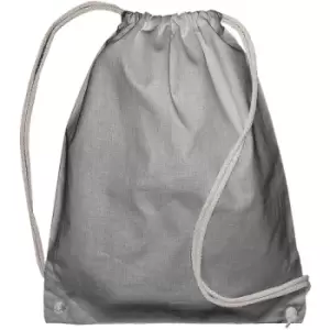 Jassz Bags Drawstring Backpack (One Size) (Light Grey) - Light Grey