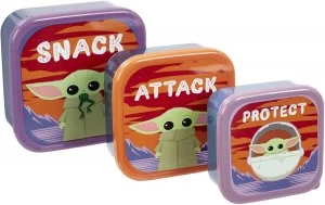 Star Wars The Mandalorian - Grogu - Snack, Attack, Protect Lunchbox multicolour