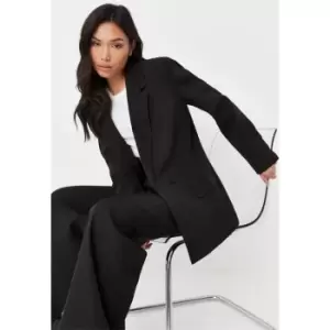 Missguided Tailored Double Breasted Blazer - Black