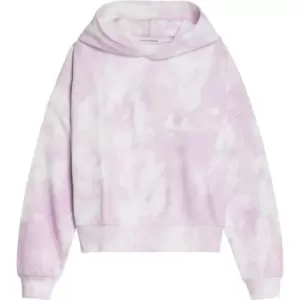 Calvin Klein Jeans Cloud AOP OTH Hoodie - Pink