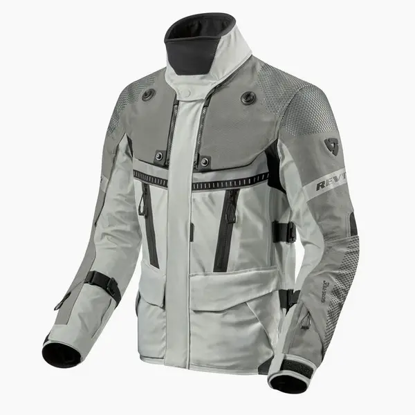 REV'IT! Dominator 3 GTX Jacket Silver Anthracite Size 2XL