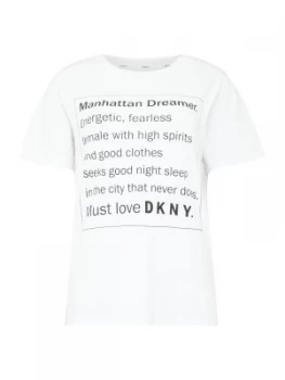 DKNY Manhattan Dreamer Tee White