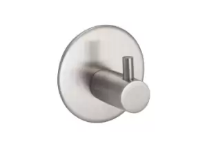 Eclipse 34737 SSS Self Adhesive Single Coat Hook Satin Steel