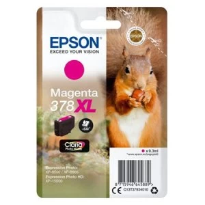 Epson Squirrel 378XL Magenta Ink Cartridge