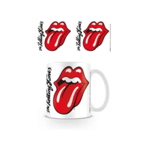 Rolling Stones Lips White Boxed Mug