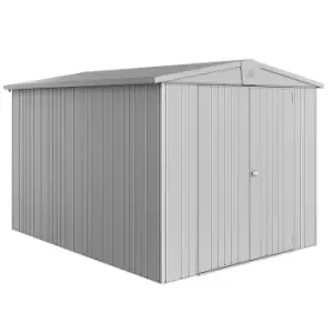 Biohort Europa Size 6 Metal Shed 8' x 10' - Metallic Silver