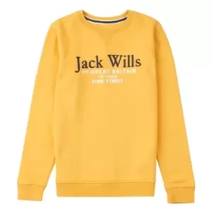 Jack Wills Crew Neck Sweatshirt - Yellow