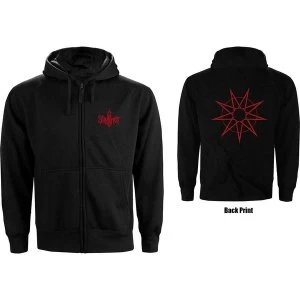 Slipknot - 9 Point Star Ladies Large Hoodie - Black