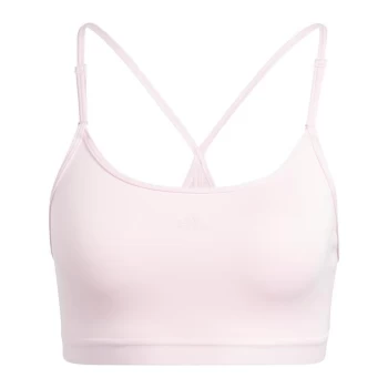 adidas Aeroreact Training Light-Support Bra Womens - Pink