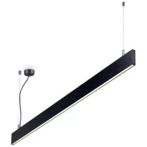 Ideal Lux Decorative Linear Integrated Pendant Light Black, 4000K