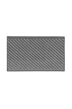 JVL Stellar Grey Indoor Machine Washable Doormat 50 x 80cm