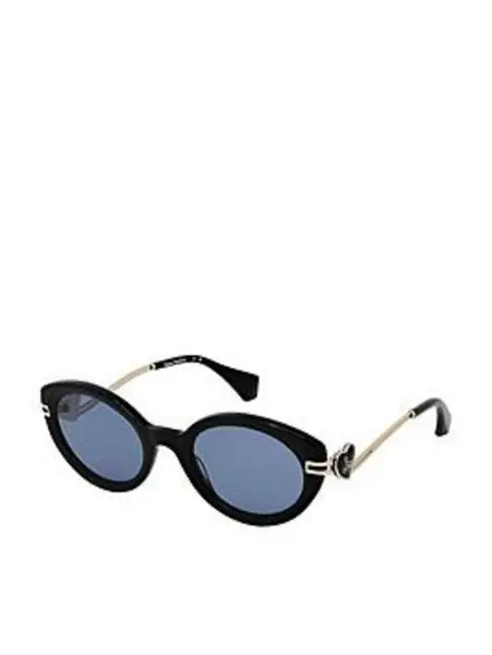 Vivienne Westwood Shiny Solid Black Sunglass Black VWR8G Unisex