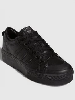 Adidas Originals Nizza Platform Leather - Black