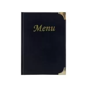 Securit Basic Range Menu Book Cover with 4 Fixed Double-sided A5