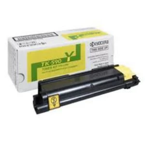 Kyocera TK590Y Yellow Laser Toner Ink Cartridge