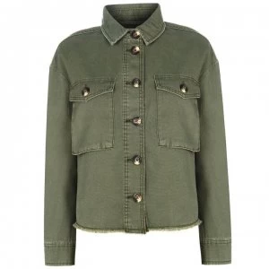 Only Womens Marina Crop Jacket - Martini Olive