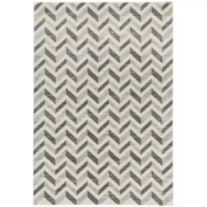 Asiatic Carpets Colt Machine Woven Rug Chevron Grey - 120 x 170cm