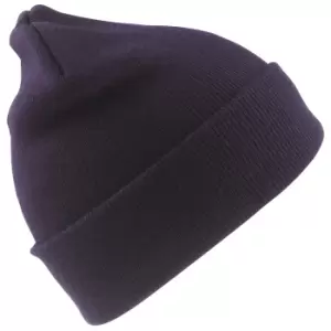 Result Junior Unisex Wooly Winter/Ski Thermal Hat (One Size) (Navy Blue)