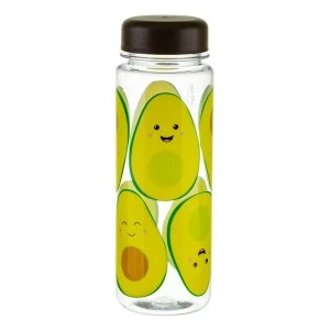 Sass & Belle Happy Avocado Clear Water Bottle