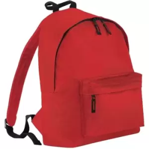 Bagbase Junior Fashion Backpack / Rucksack (14 Litres) (Pack of 2) (One Size) (Bright Red) - Bright Red