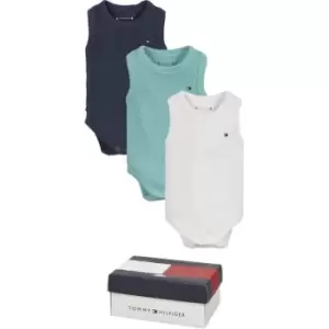 Tommy Hilfiger Baby Girl Body 3 Pack Giftpack - Blue