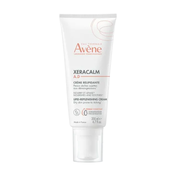 Avene XeraCalm A.D. Lipid-Replenishing Cream Moisturiser for Dry, Itchy Skin 200ml