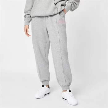 Jack Wills Relaxed Fit Embroidered Logo Joggers - Grey Marl